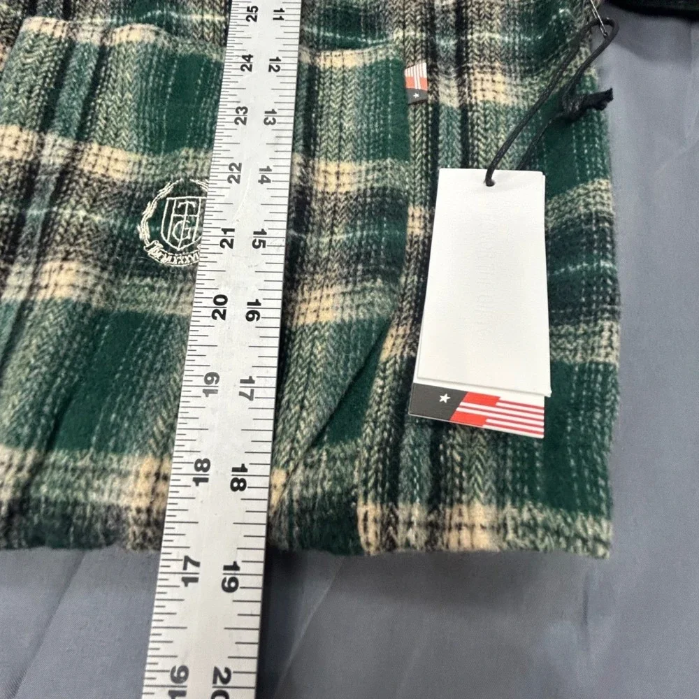 Honor The Gift Flannel Shirt Jacket Womens‎ XL Green Plaid Streetwear NEW